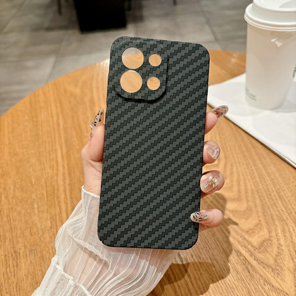 For OnePlus 13T 5G Case Hard PC Phone Cover Carbon Fiber Texture Drop Proof