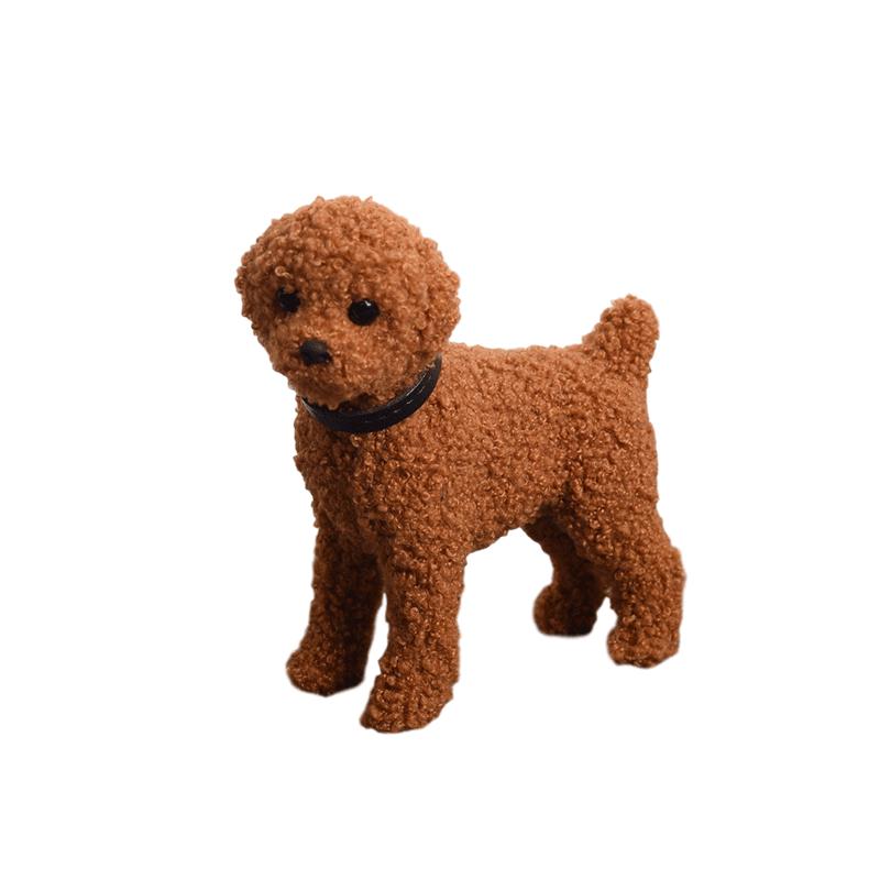 Teddy Dog Desktop Ornament: Creative Indoor Decoration and Cute Gift