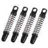 Metal Shock Absorbers Spring Damper Replacement for XIAOMI Suzuki Jimny 1 16 RC CarBlack