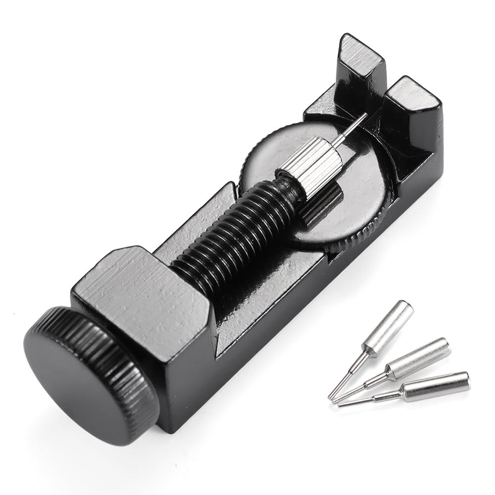 

Watch Band Strap Link Pin Remover Repair Tool Kit for Watchmakers with Pack of 3 Extra Pins Replacement Remover Spring Bar Set чорний