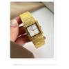Light Luxury Women's Square Small Gold Watch Light Luxury Steel Strip Retro High End Versatile Watch Texture Quartz Watches