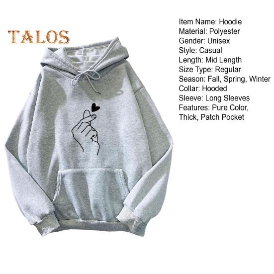 Felpa con cappuccio unisex autunno inverno polsino orlo elastico ampia tasca applicata spessa felpata ampia tinta unita stampata cappuccio coulisse coppia top