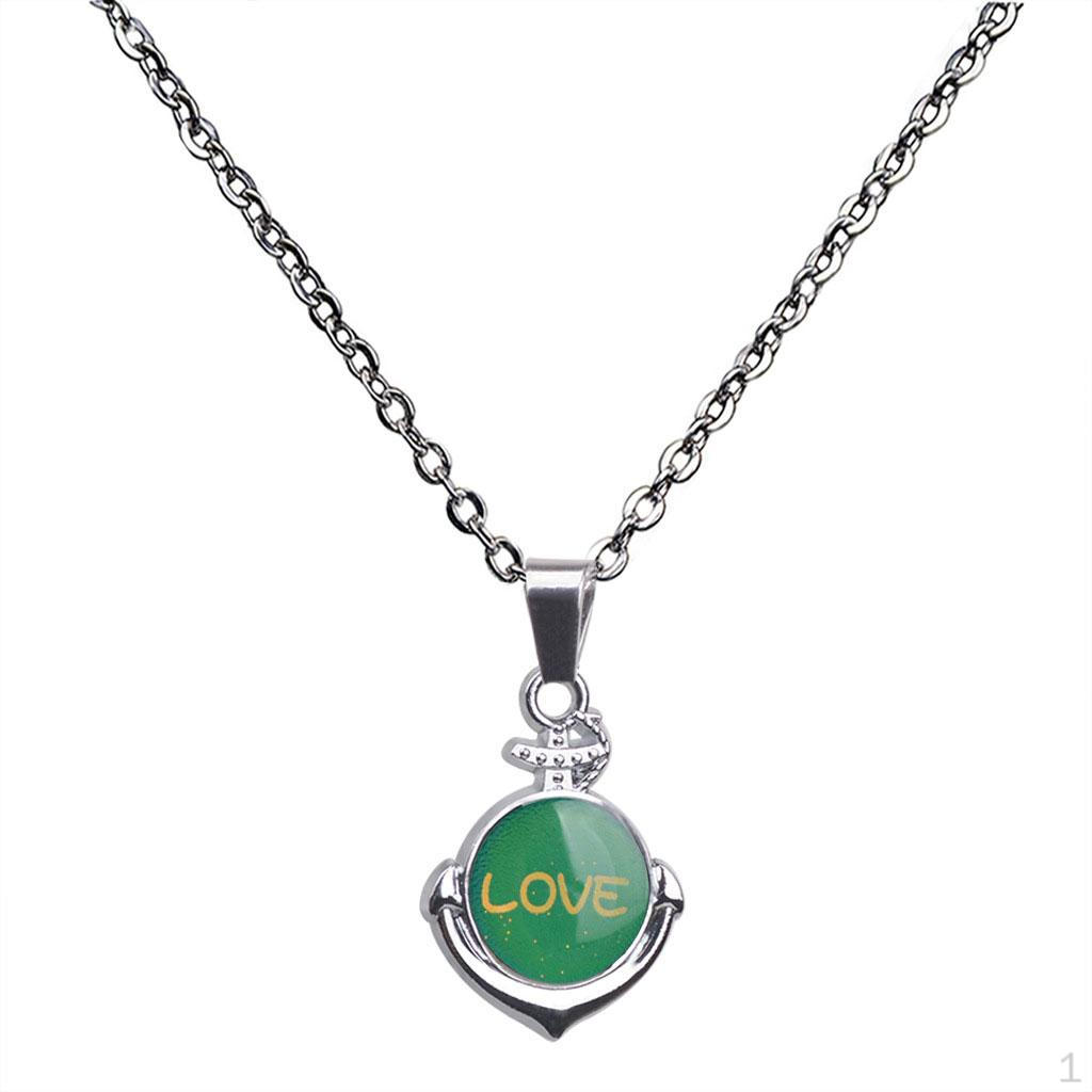 Mood Necklace Girls Retro Alloy Chain Jewellery