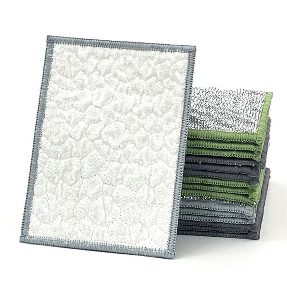 Wiping Rags Steel Wire Washing Cloth Microfiber Dishcloths Dishwashing Cloth  Kitchen Cleaning Tool