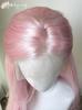 Soft Bright Pink Wave Wig Lace Front 26inch Long Wavy Hiar Wigs Cosplay Synthetic Lace Wigs for Women Daily Pink Lace Front Wig