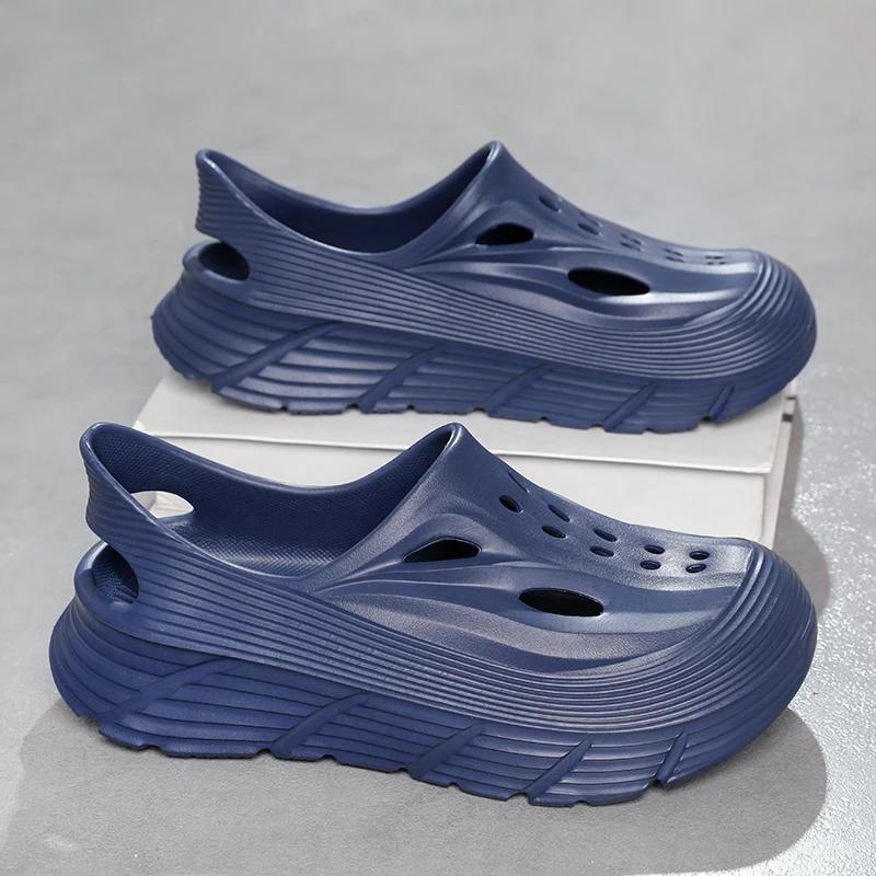 2025 Summer Sandals Men's Sandals Outer Wear Casual Non-Slip Wading Beach Shoes