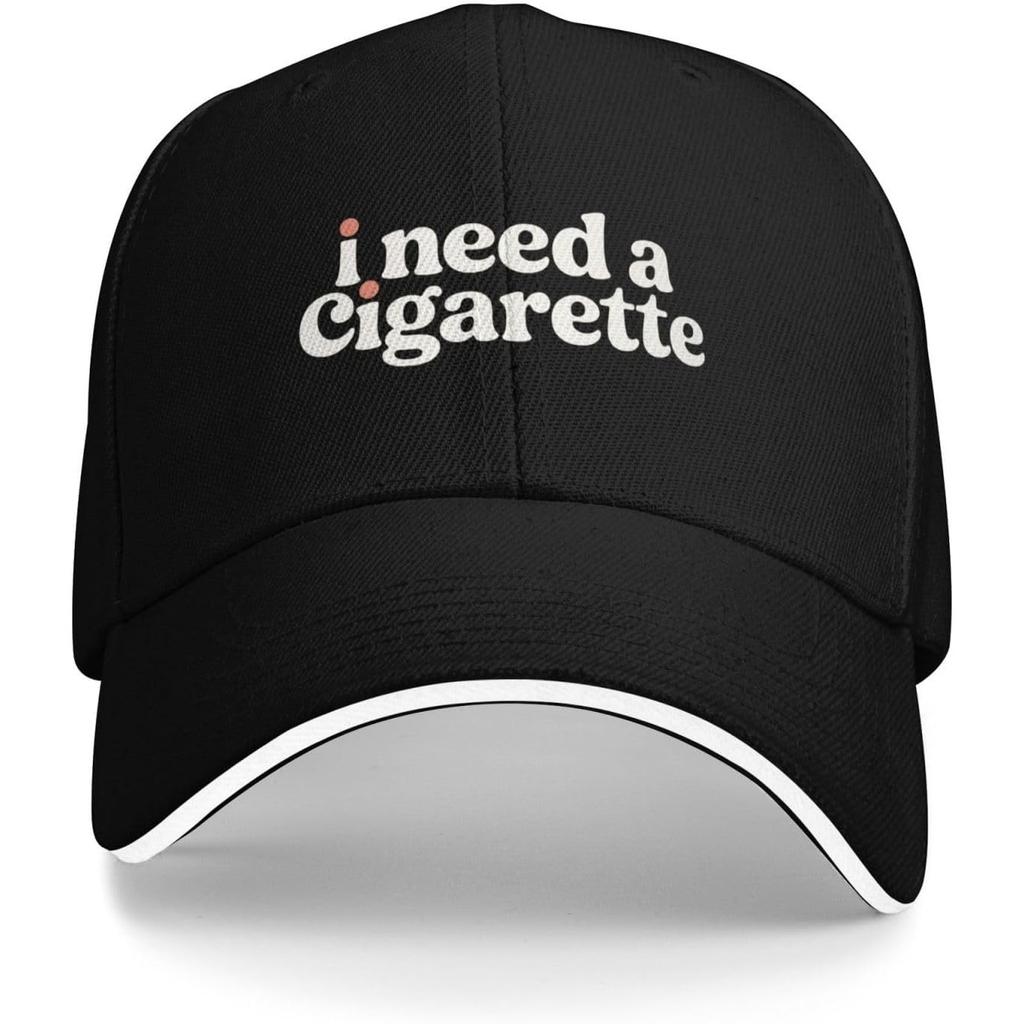 I Need A Cigarette Baseball Cap Polyester Casual Adjustable Baseball Hat Unisex