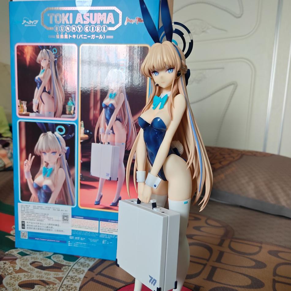 In Stock Original Blue Archive Anime Figure Asuma Toki Figures Bunny Girl Figurine Models Statue Doll Collection Decoration Toys