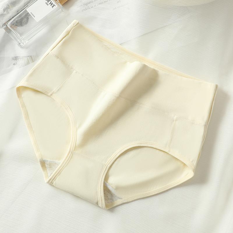Women's Panties High Waist Seamless Sexy Underwear Natural Cotton Briefs