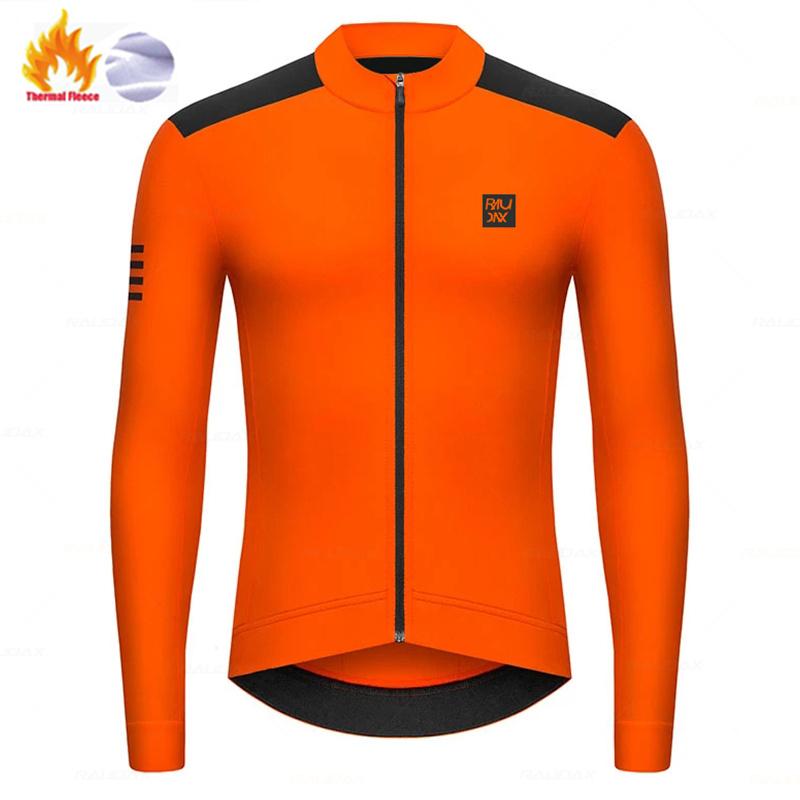 Raudax Winter Thermal Fleece Cycling Jersey Set Normal Studios Racing Bike Cycling Suit Mountian Cycling Clothing Ropa Ciclismo