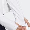Adidas Solid Color Logo Embroidered Zip-Up Hooded Jacket Women Jackets White HR2581