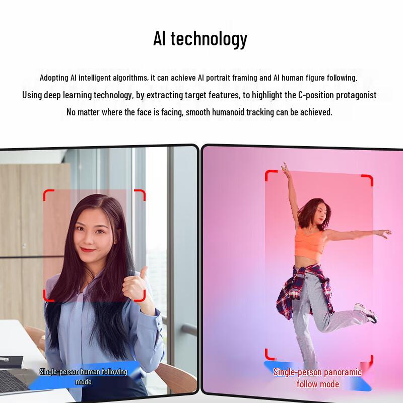 Aoni A3000Pro 4K AI Smart PTZ Webcam with Microphone