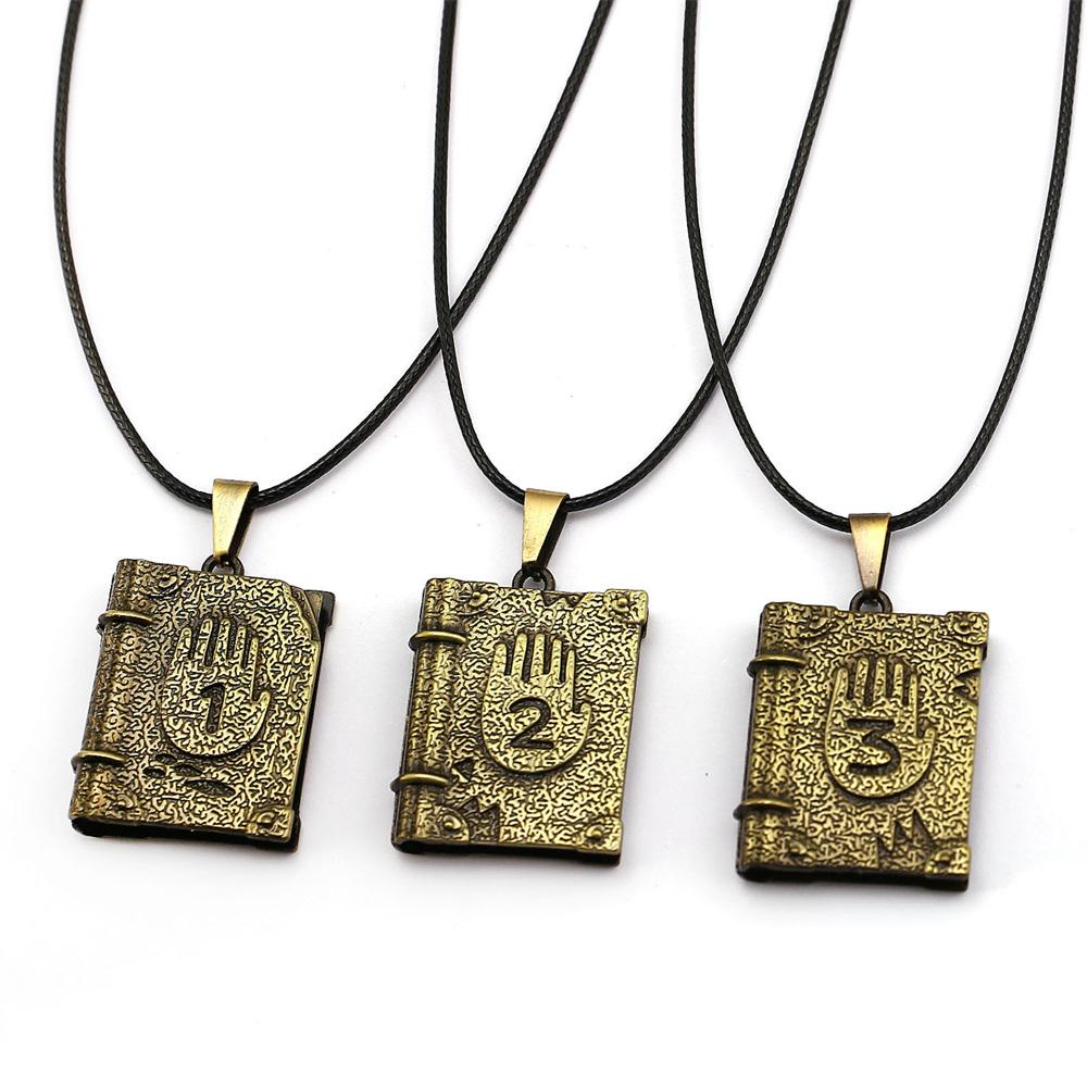 Diary Journal Pendant Necklace for Men Women Vintage Choker Fans Accessories