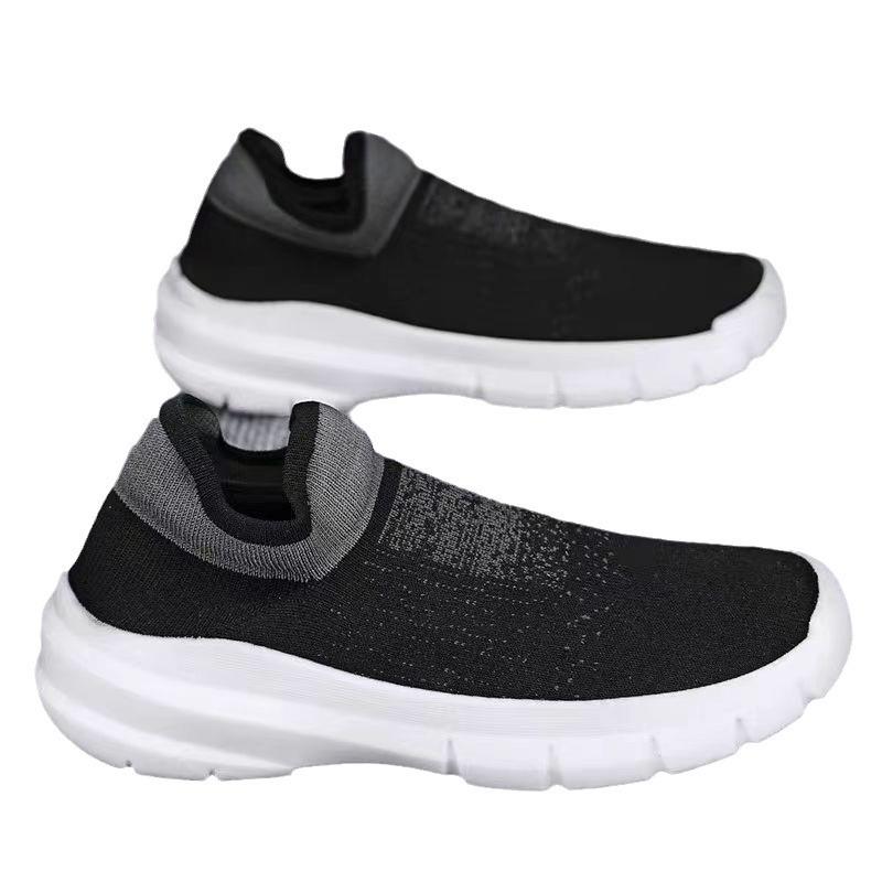 Men's Slip On Walking Shoes Non Slip Breathable Lightweight Sneakers Athletic Tennis Running Shoes for Gym Travel Jogging Comfortable Sneakers for Men