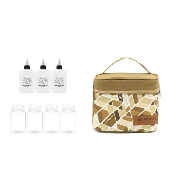Outdoor Seasoning Storage Bottles Bag Portable Bag Anti-scratch Spice Storage Pouch Filter Holes Spice Dispenser Handheld Storage Bag