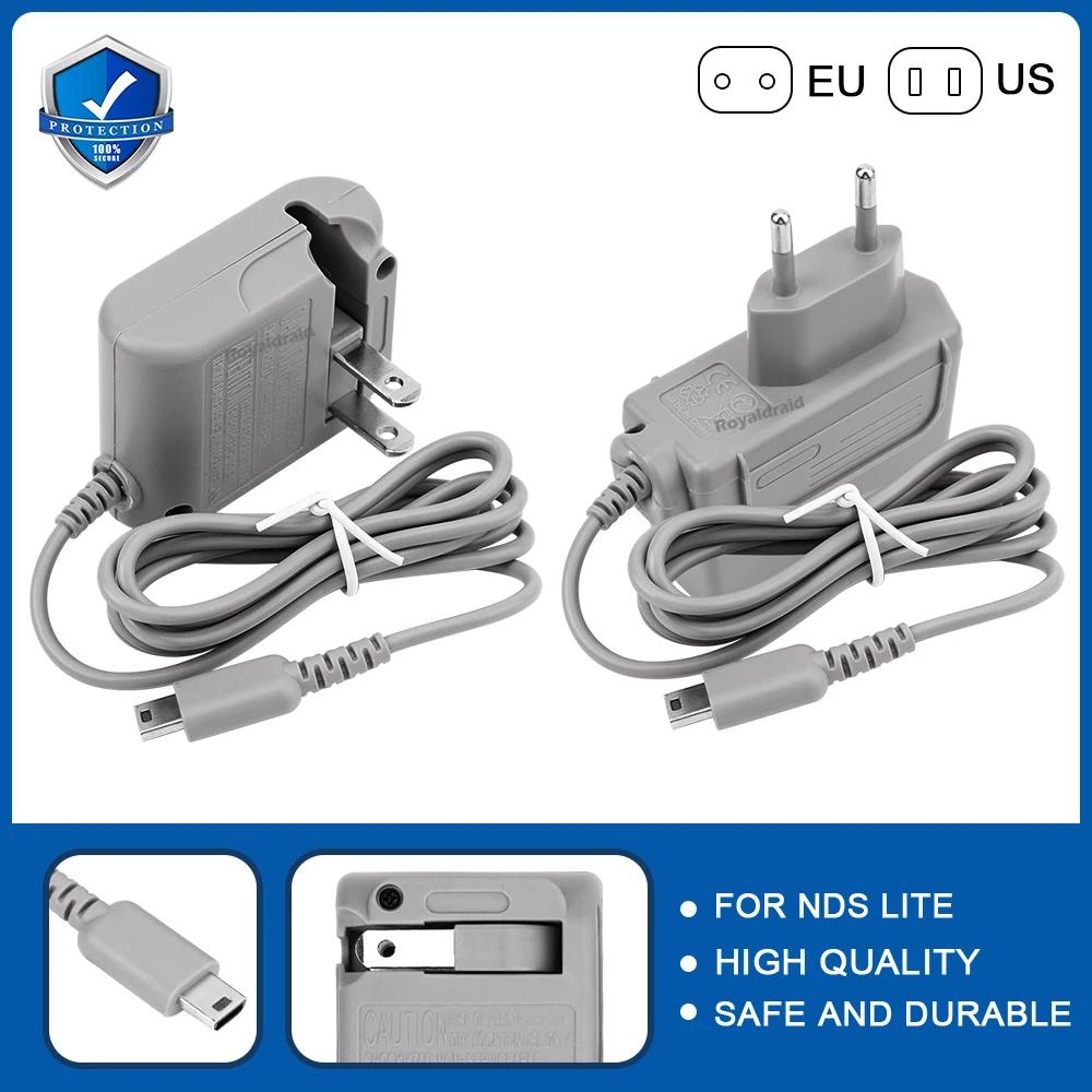EU US PLUG AC Power Supply Charger Adapter for NDSLite Wall Home Travel Charger AC Power Adapter for NDS Lite