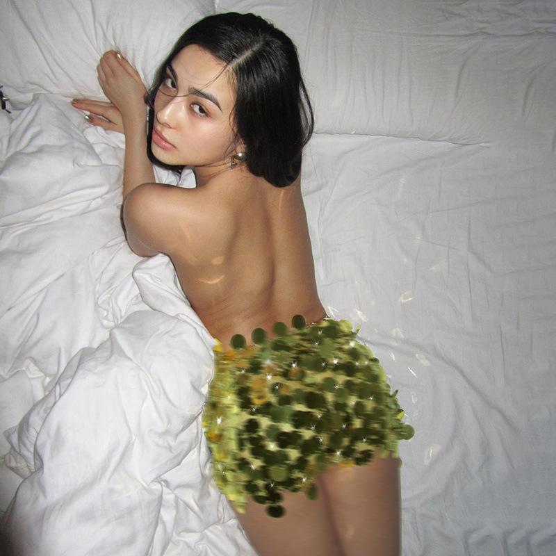 Dámsky kostým brušnej tanečnice s flitrami a strapcovou zavinovacou sukňou Club Mini sukne