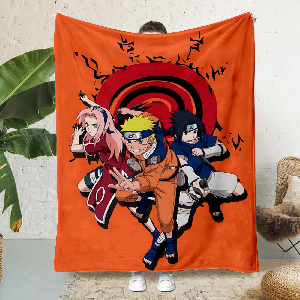 Hot Anime Narutos Itachi Akatsuki Printed Blanket Picnic Blankets Warm Blanket Soft and Comfortable Blanket Home Travel Birthday