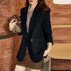Autumn Winter Elegant Blazers Women Long Sleeve Loose Casual Suit Female Solid Color All-match Coat Jacket Top