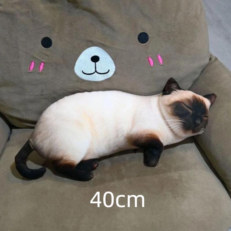 3D Printed Pig Stuffed Plush Pillow Realistic Soft Skin Friendly Fabric Cute Cushion for Sofa Bed Holiday Gift for Kids