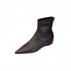 2025 autumn and winter new pointed-toed woven loose sleeve wedge short boots women's inner height-increasing and medium boots