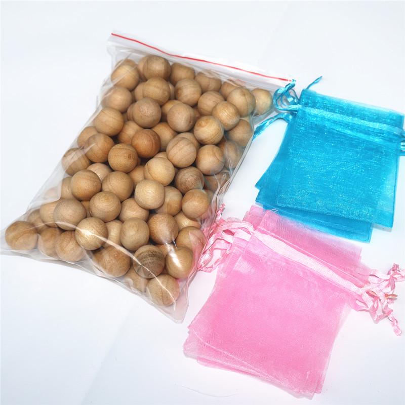 Bagged Pure Camphor Wood Balls - Natural Insect Repellent & Moisture-Proof Pest Control Strips