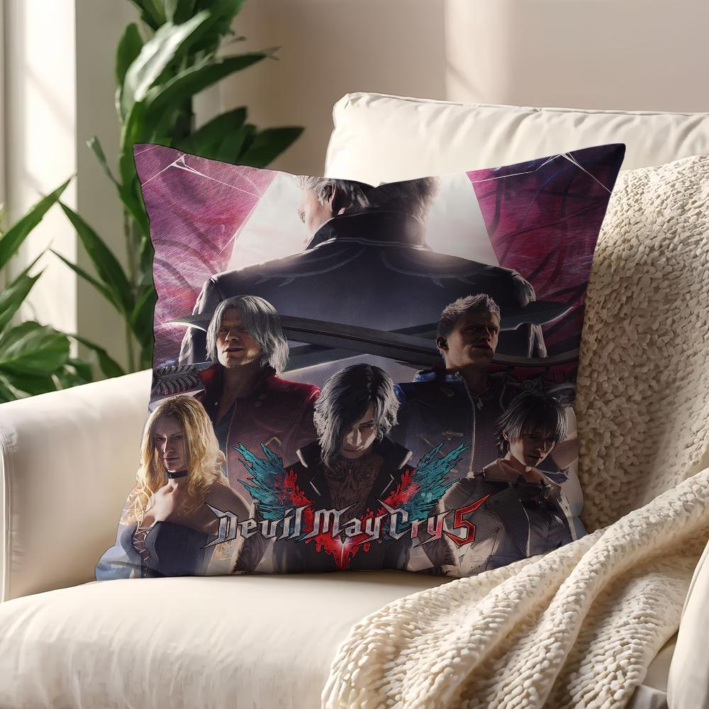Devil May Cry cushion cover For Pillow Printing Sofa Decoration Home Car Room Coffee Shop Office Nordic Simplicity