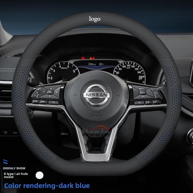 Leder Lenkradabdeckung für Nissan Qashqai Juke Sentra Kicks Xtrail Sentra Versa Altima 2024 2025 2026 Zubehör