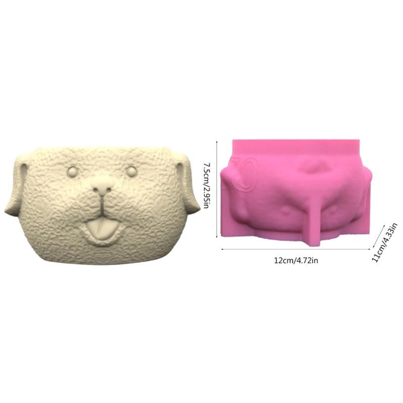 Unique Cat Silicone Mold Plantpots Resin Mould Supply for Cement Clay Crafts