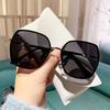 Oversized Sunglasses Woman Outdoor Travel Girl Party Square Sun Glasses Female Big Frame Eyewear Shades Driving UV400 Eyeglasses