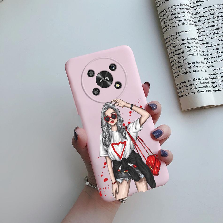 Case For Honor Magic 4 LITE X30 X9 5G Back Cover Super Mom Baby Fashion Girls Soft Phone Case Silicone Funda For Honor X30 Capa