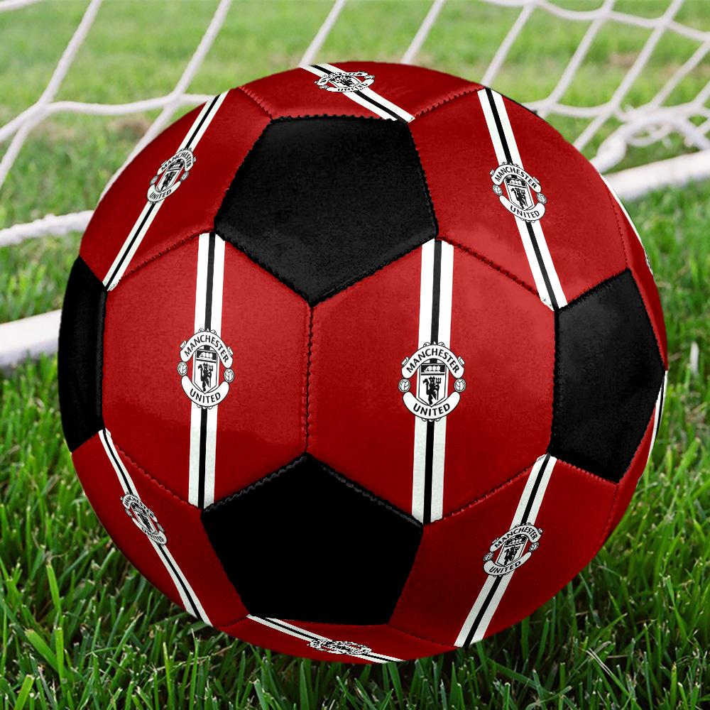 Manchester United2 Fußball Bunt Alle Altersgruppen Maschinengenäht PVC Wettkampfbereit Langlebig Hoher Rückprall.GRÖSSE5