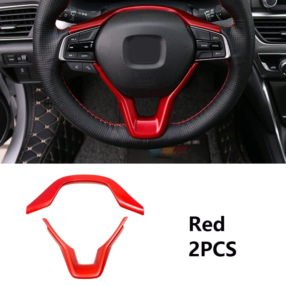 For Honda Accord 10th 2018      Body ide Inner Steering Wheel Interior Kit Switch Trim Lamp Frame Part