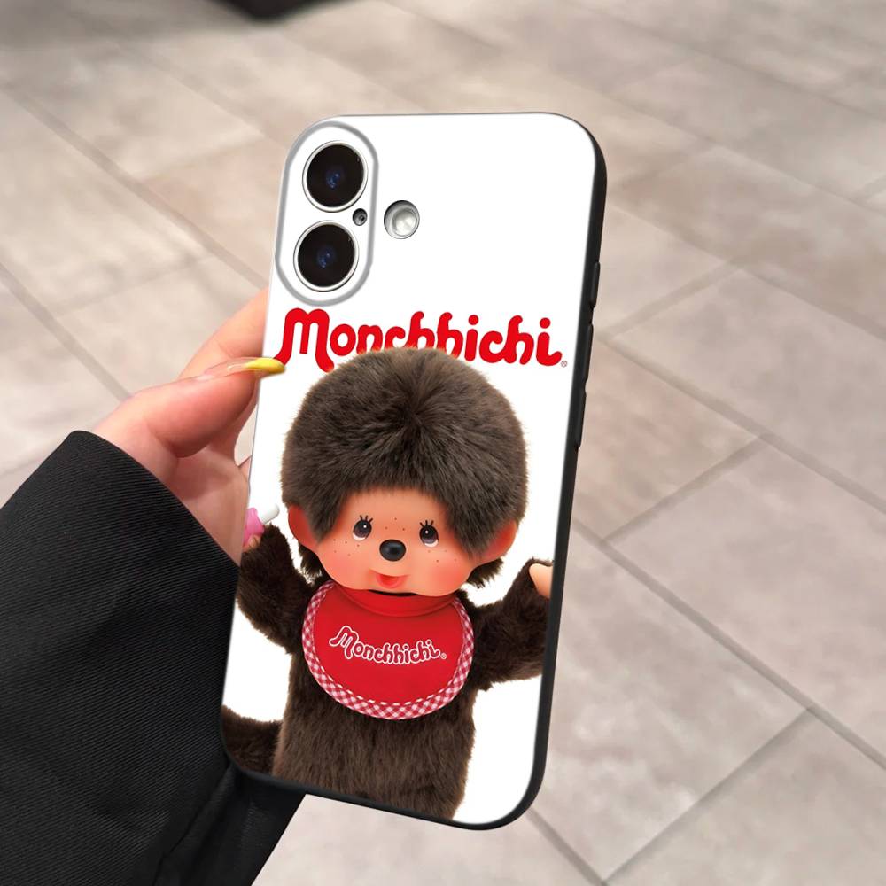 Cute M-monchhichis-s Phone Case For Iphone 17 16 15 16e 14 13 12 11 Pro Max Plus Case Cover Coque