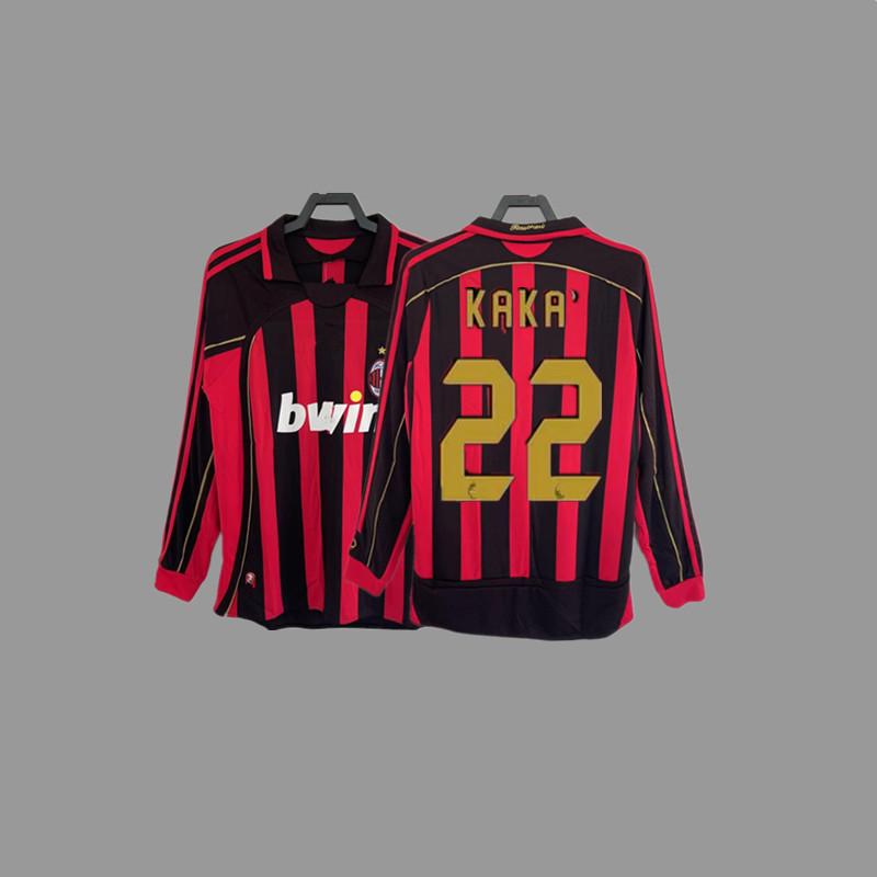 AC vintage jersey football jersey Maldini Tonali Ibka Piatek Shevchenko jersey