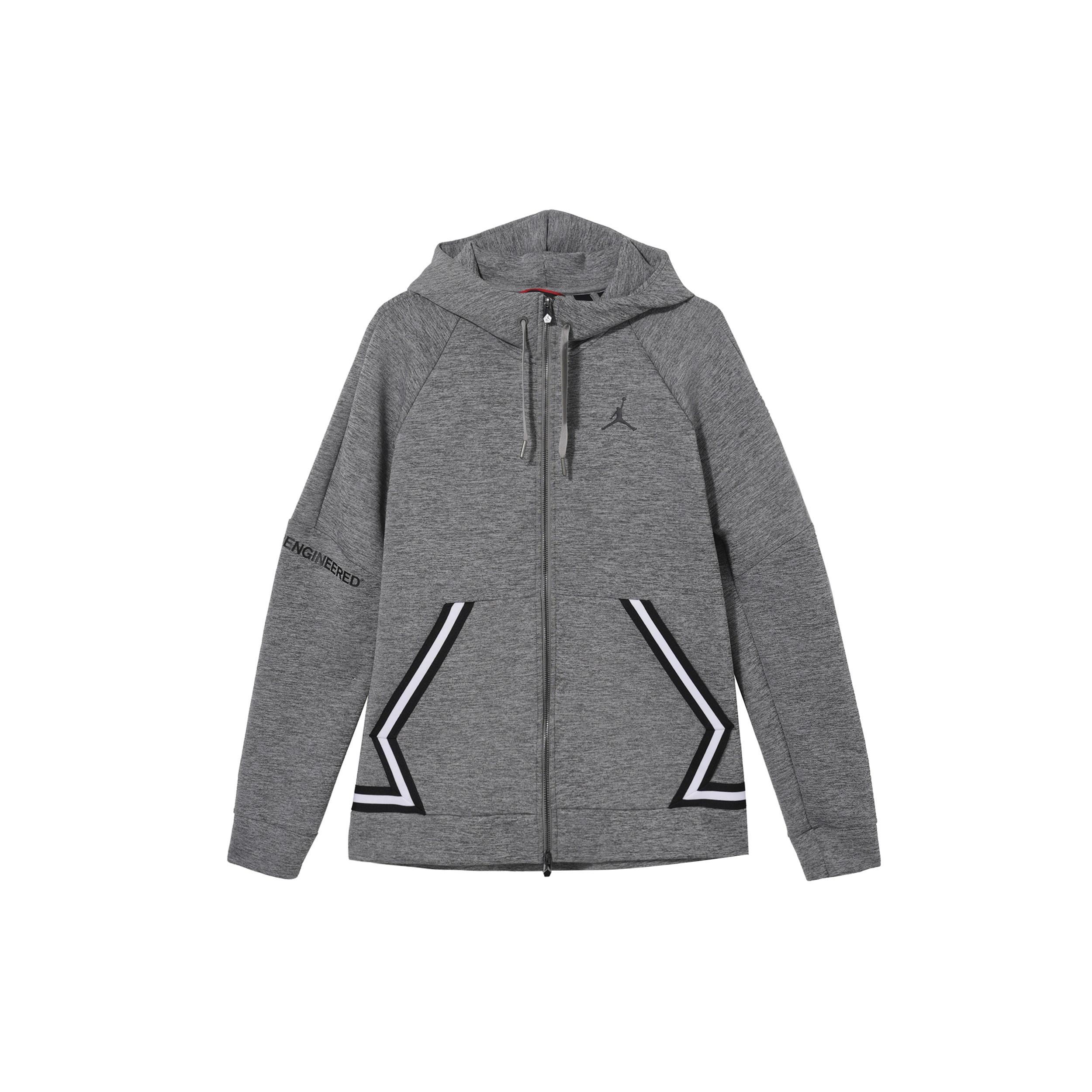 Air Jordan Flight Tech Diamond Jacket Grey Men s 939941-091 XL