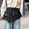 2025 Spring/Summer Dark Style Functional Crossbody Backpack with Large Capacity and Apron-Style Design