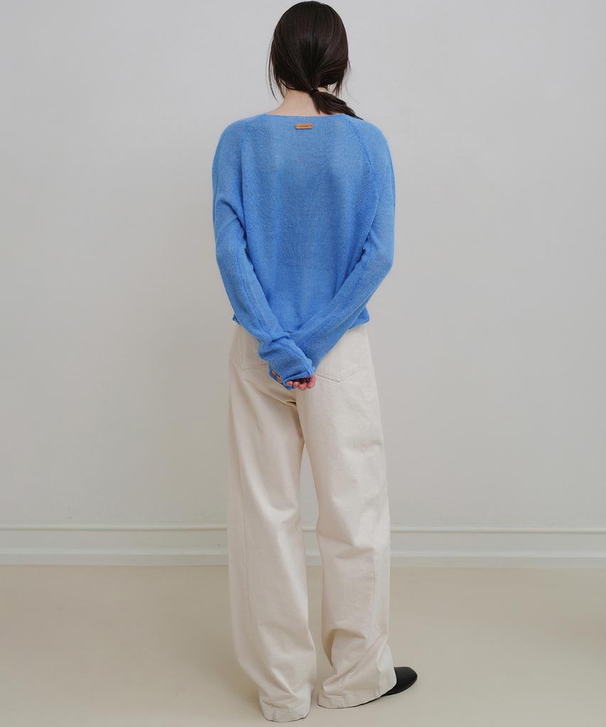Annies Den Wide Cotton Pants (Cream)