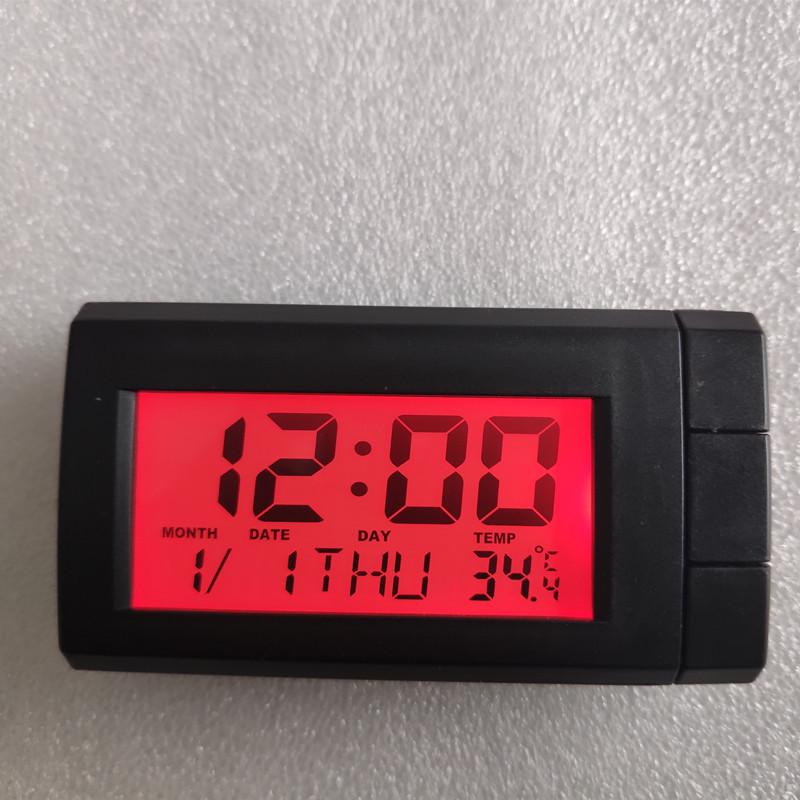 Luminous Car Clock & Thermometer - Electronic Calendar Temperature Watch
