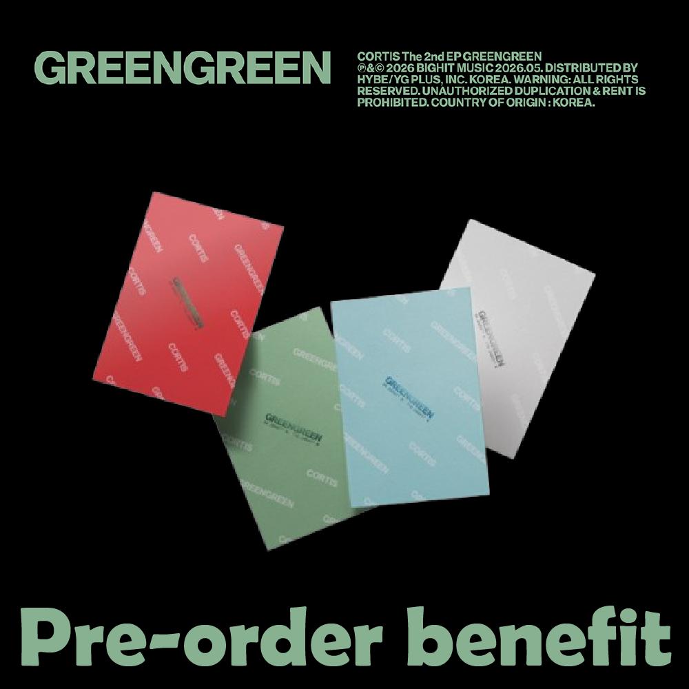 Pre-order CORTIS The 2nd EP GREENGREEN Album Weverse Albums ver. & SHOP POB