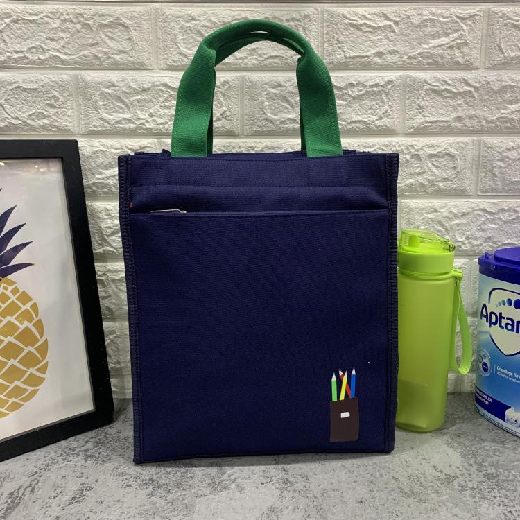 

Большие холщовые многослойные сумки для студентов, папки для репетиторов, для женщин, повседневная портативная сумка для мамочек, сумка для еды на работу, бенто