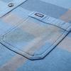 Primavera e Autunno Nuova Polo Casual a Maniche Lunghe con Risvolto da Uomo T-Shirt da Uomo in Cotone Lavato con Taschino Vero
