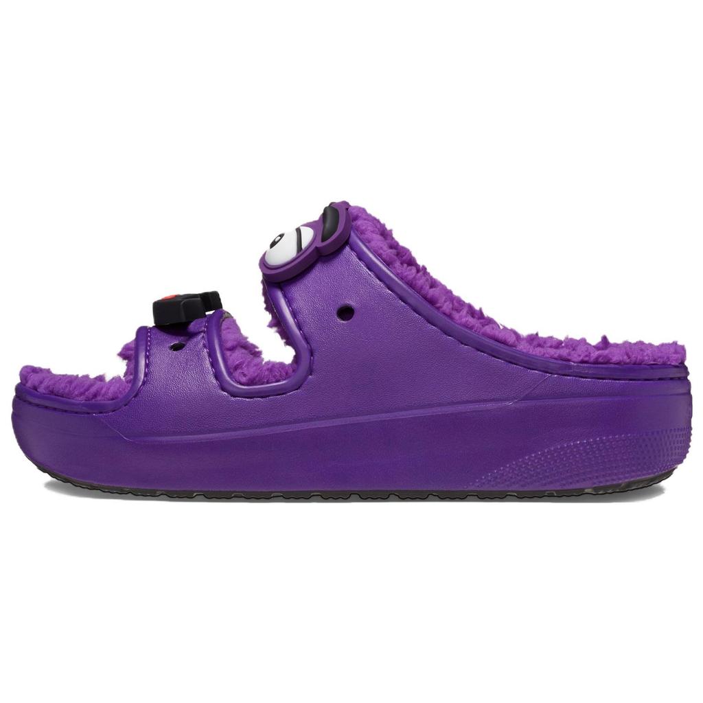 Crocs McDonalds X Classic Cozzzy Sandal Grimace Unisex Sneakers Purple Black 209392-510