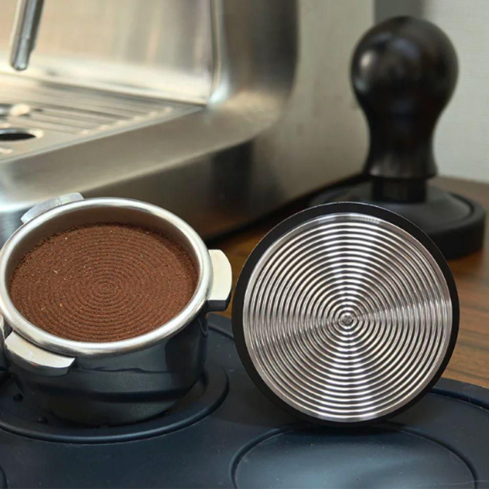 Spring Loaded Coffee Tamper Flat/threaded Bottom Coffee Powder Press Durable Coffee Leveler  Bar
