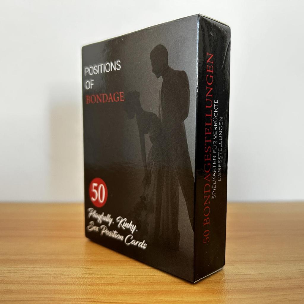 New English Edition: 50 Adult Couple's Sex Position Cards Game