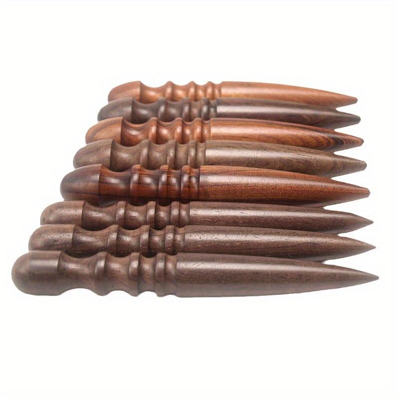 Sandalwood Grinding Stick Round Polishing Machine Tool Tools Edge Craft Stick Leather Handmade DIY Leather Edge Polishing