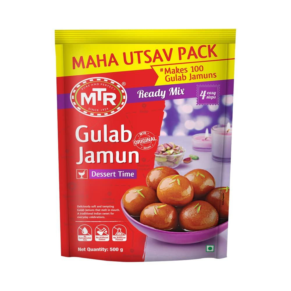 

Gulab Jamun Mix 500g Ready To Make Indian Sweet Dessert For Festivals Family Celebrations