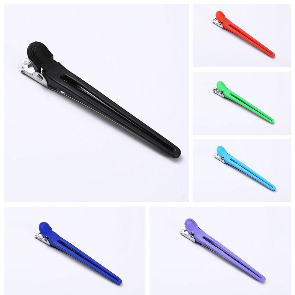

12pcs/set Long Salon Fixed Hair Pin Plastic Women Hair Clips Hairdressing Styling Tool Ladies purple-12pcs/set