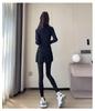 Women's Autumn/Winter 2024 Velvet-Lined Yoga Jacket and Sports Set: Professional Long Sleeve Running and Cycling Suit