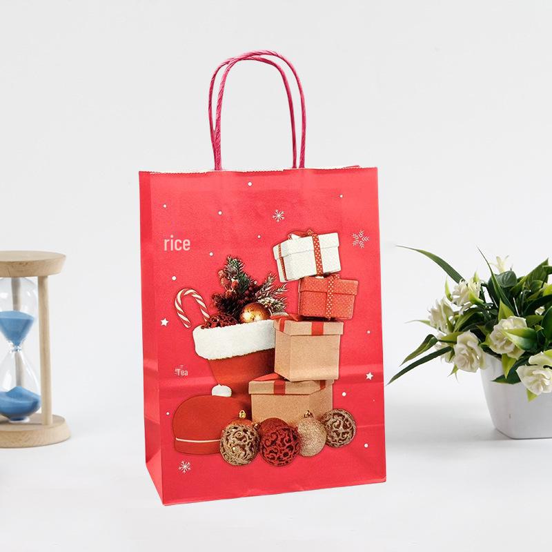 

Подарочные бумажные пакеты для конфет в канун Рождества - праздничные сумки для подарков